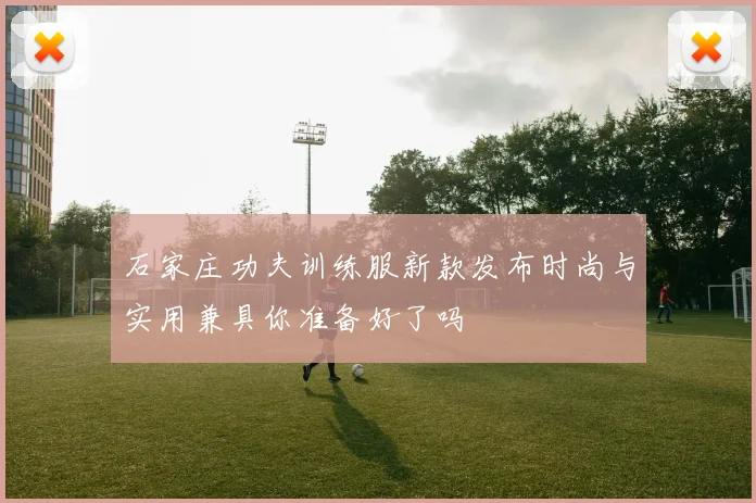石家庄功夫训练服新款发布时尚与实用兼具你准备好了吗